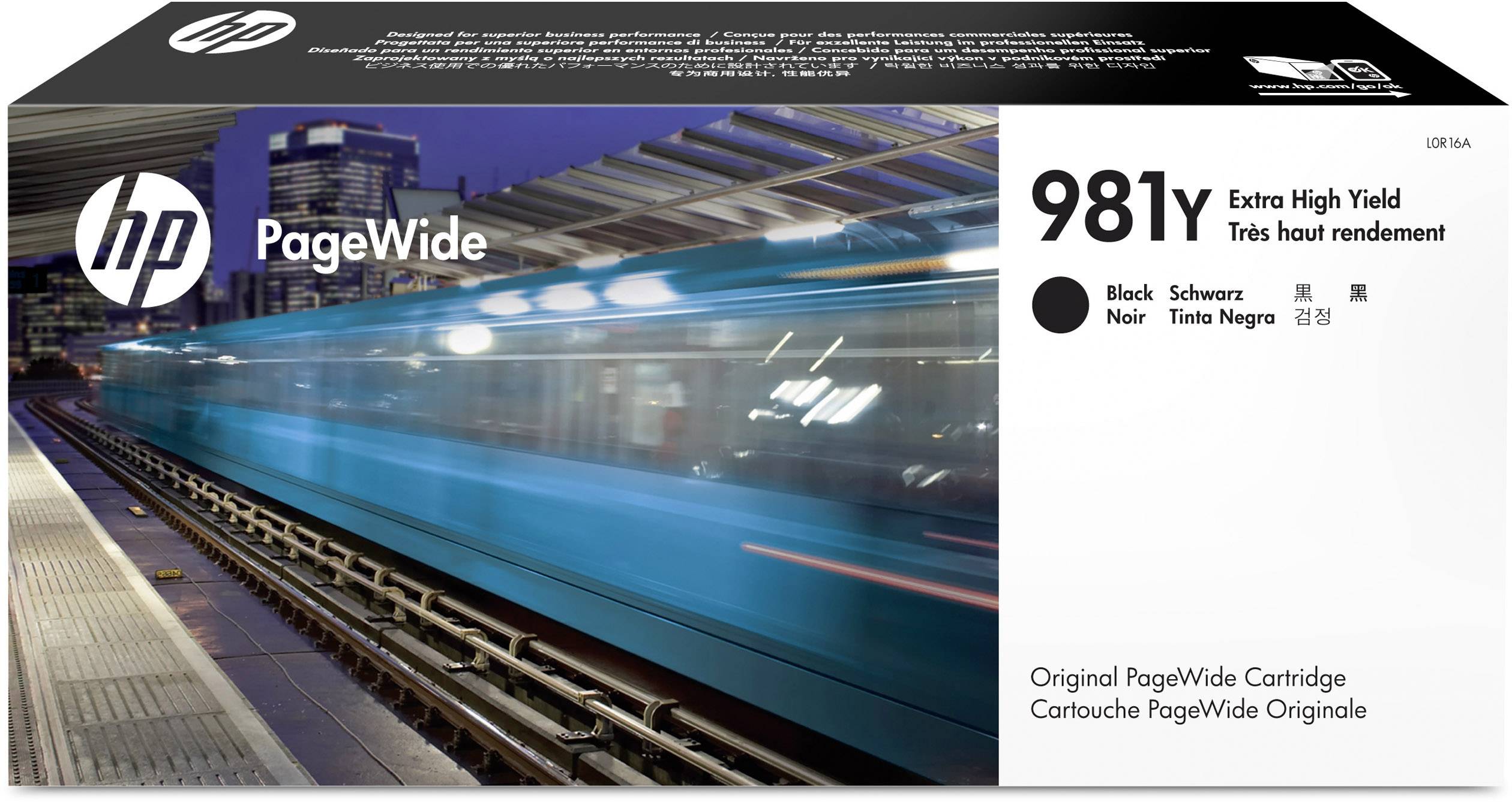 HP Druckerpatrone 981Y Original Schwarz L0R16A Tinte