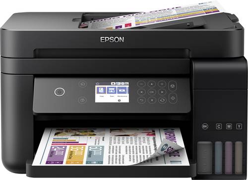 Epson EcoTank ET-3750 Farb Tintenstrahl Multifunktionsdrucker A4 Drucker, Scanner, Kopierer LAN, WLA