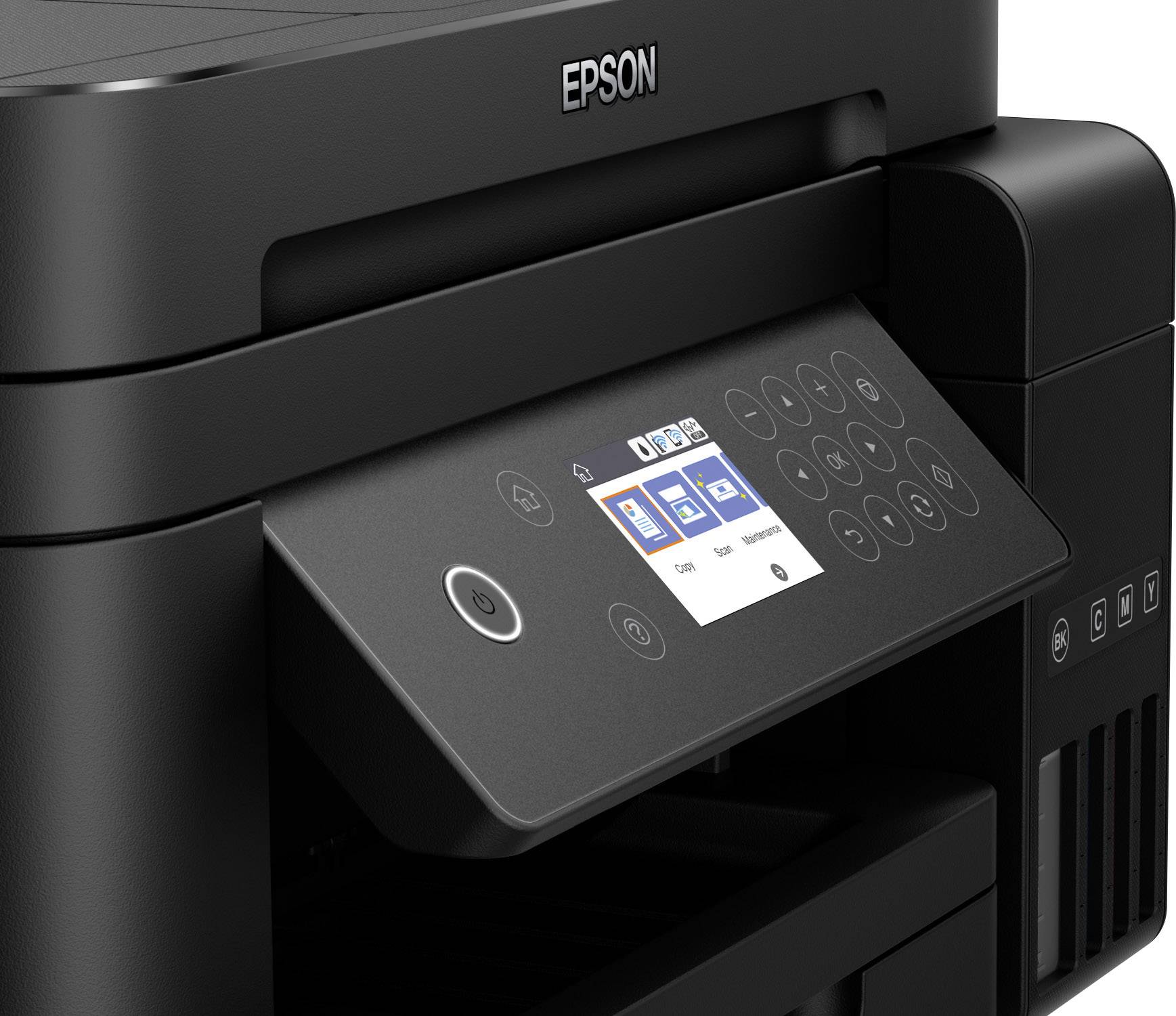 Epson EcoTank ET-3750 Multifunktionsdrucker Tintenstrahl Farbe A4 Drucker, Scanner, Kopierer LAN, WLAN, ADF, Duplex, Tintentank-System