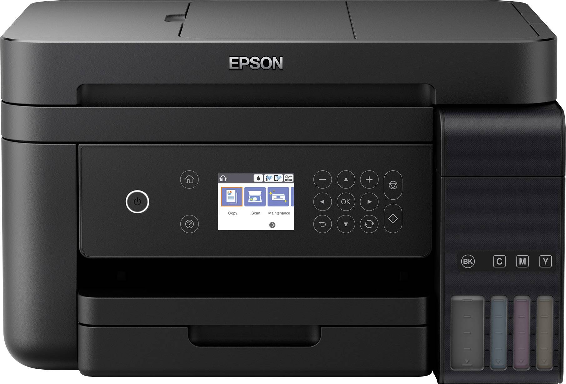 Epson EcoTank ET-3750 Farb Tintenstrahl Multifunktionsdrucker A4 Drucker, Scanner, Kopierer LAN, WLAN, ADF, Duplex