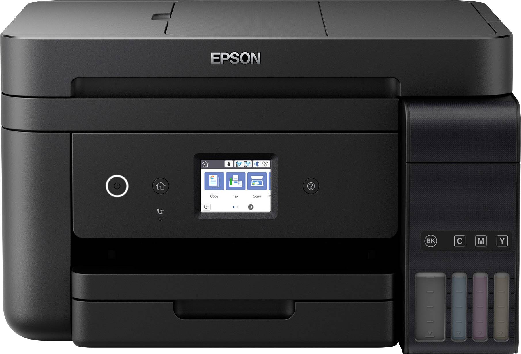 Epson EcoTank ET-4750 Farb Tintenstrahl Multifunktionsdrucker A4 Drucker, Scanner, Kopierer, Fax LAN, WLAN, ADF, Duplex, Tintentank-System