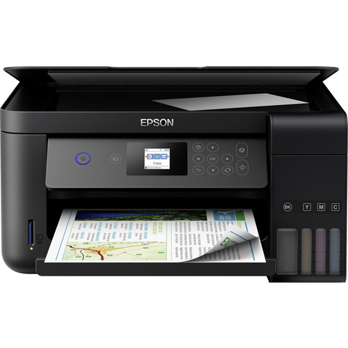 Epson EcoTank ET-2750 Farb Tintenstrahl Multifunktionsdrucker A4 Drucker, Scanner, Kopierer WLAN, Duplex, Tintentank-System