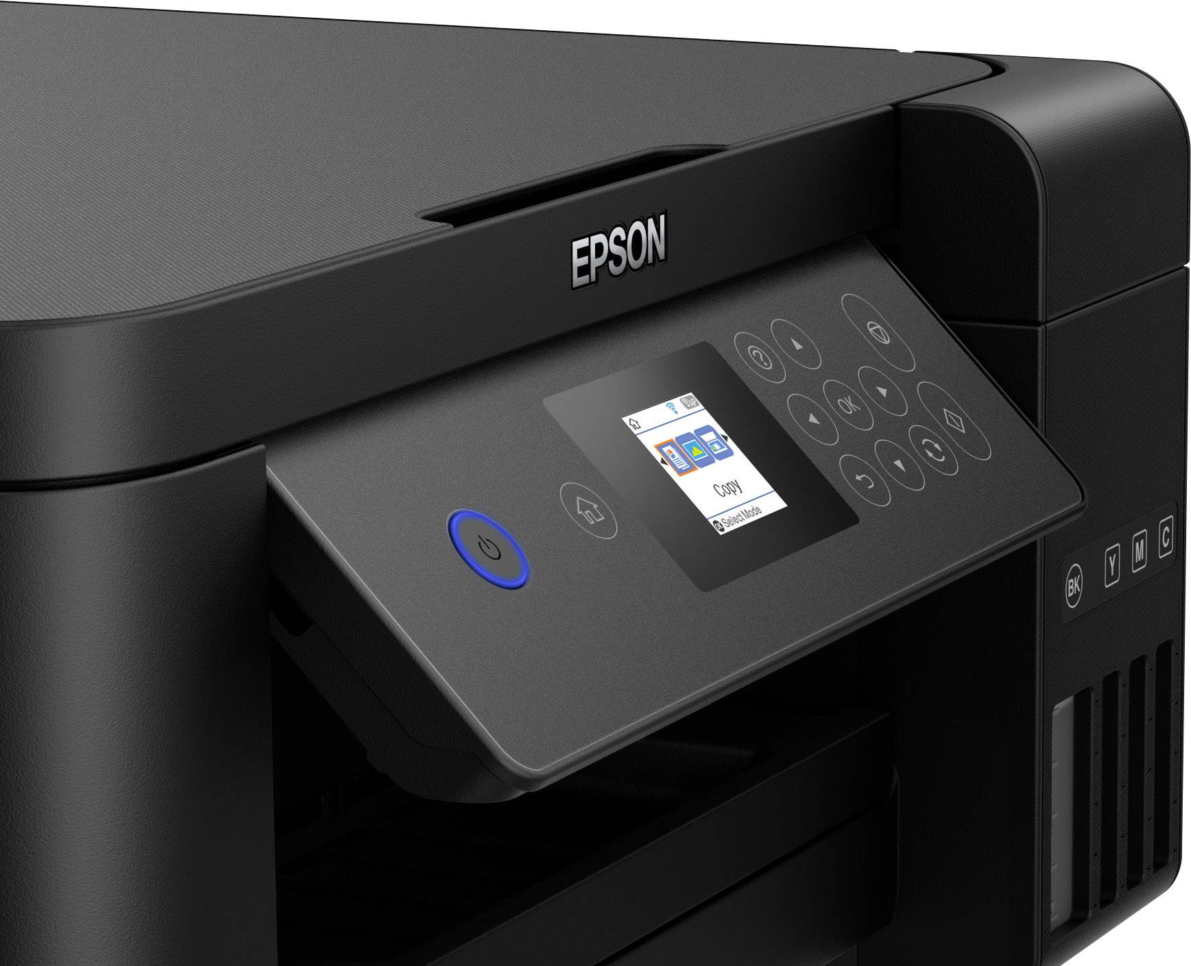 Epson EcoTank ET-2750 Set Tintenstrahl Multifunktionsdrucker A4 Drucker, Scanner, Kopierer WLAN, Duplex, Tintentank-System