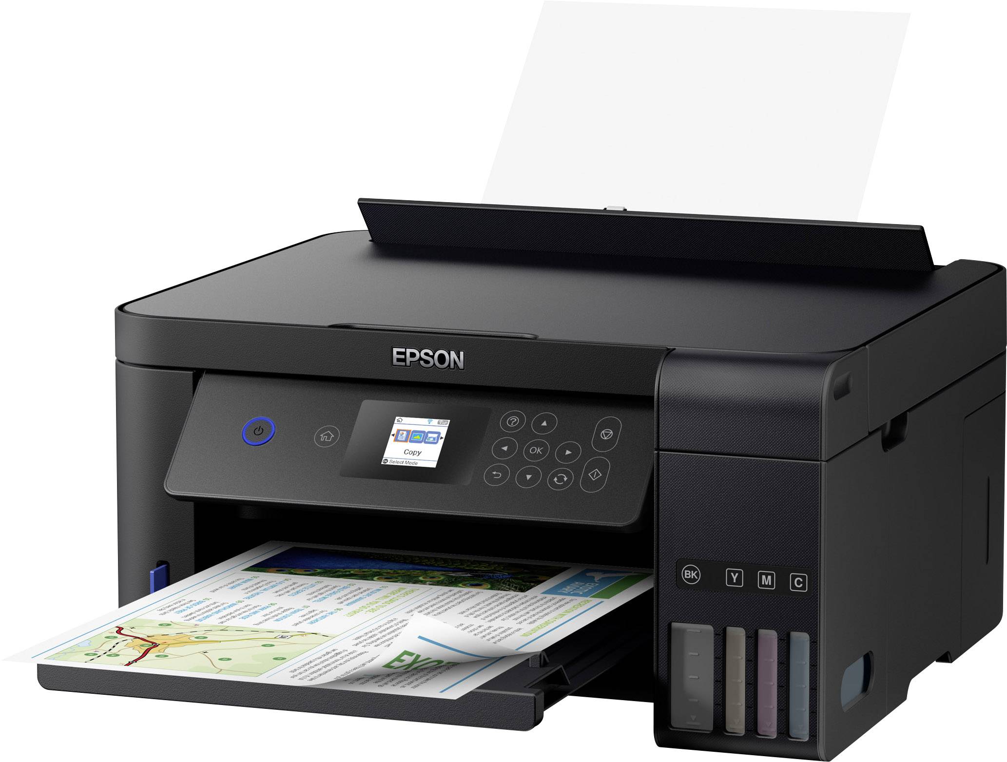 Epson EcoTank ET-2750 Set Tintenstrahl Multifunktionsdrucker A4 Drucker, Scanner, Kopierer WLAN, Duplex, Tintentank-System