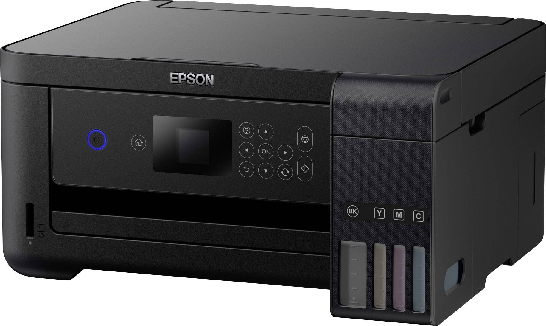 Epson EcoTank ET-2750 Set Tintenstrahl Multifunktionsdrucker A4 Drucker, Scanner, Kopierer WLAN, Duplex, Tintentank-System