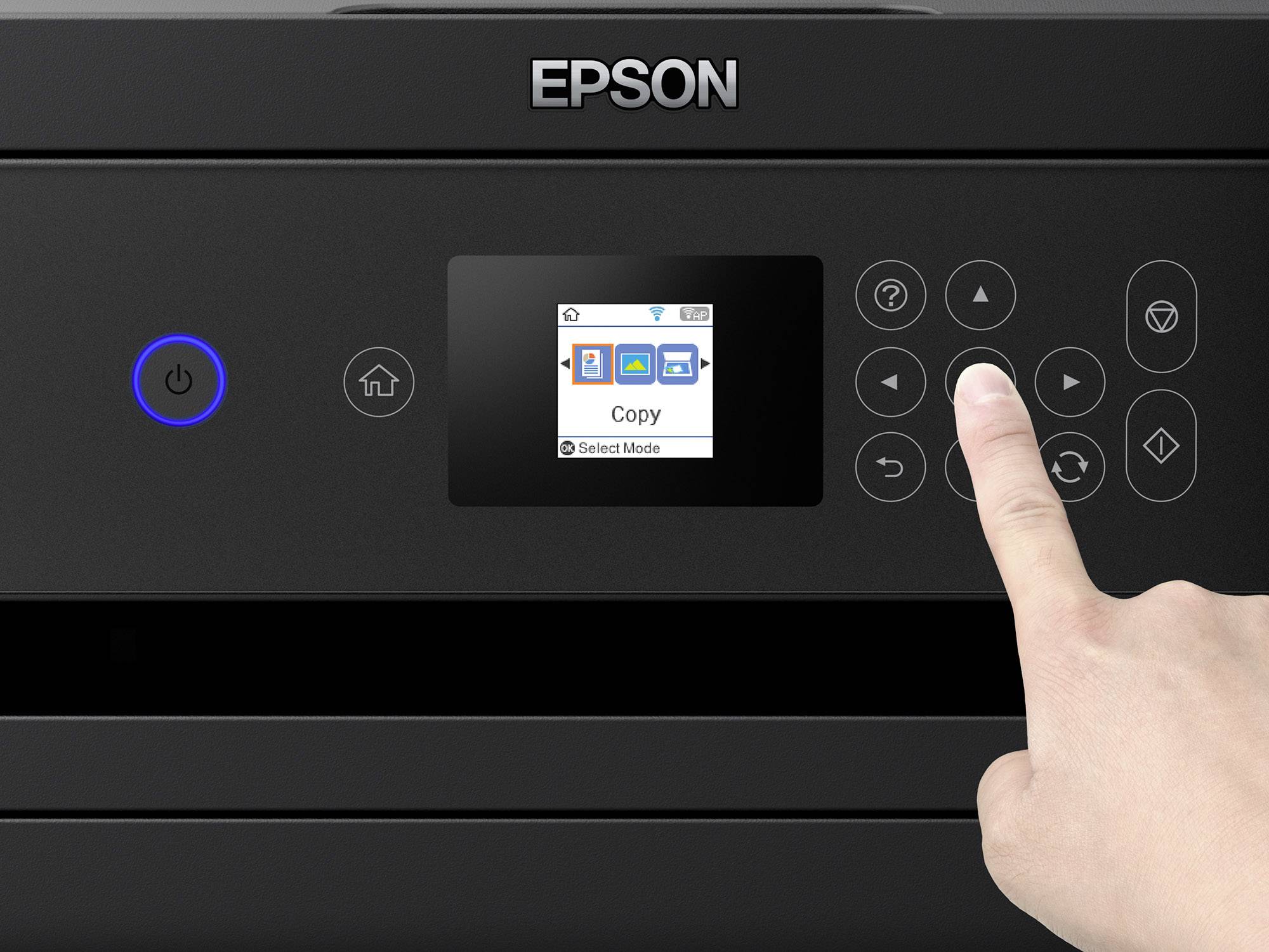 Epson EcoTank ET-2750 Set Tintenstrahl Multifunktionsdrucker A4 Drucker, Scanner, Kopierer WLAN, Duplex, Tintentank-System