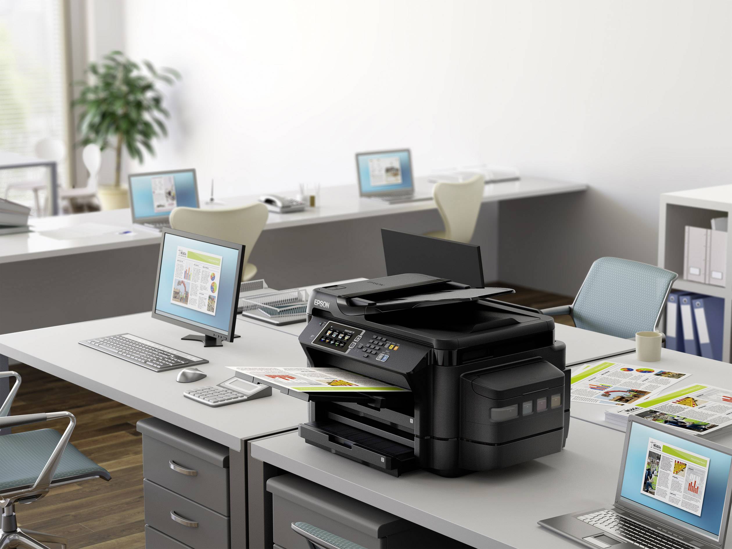 Epson EcoTank ET-16500 Farb Tintenstrahl Multifunktionsdrucker A3 Drucker, Scanner, Kopierer, Fax LAN, WLAN, Duplex