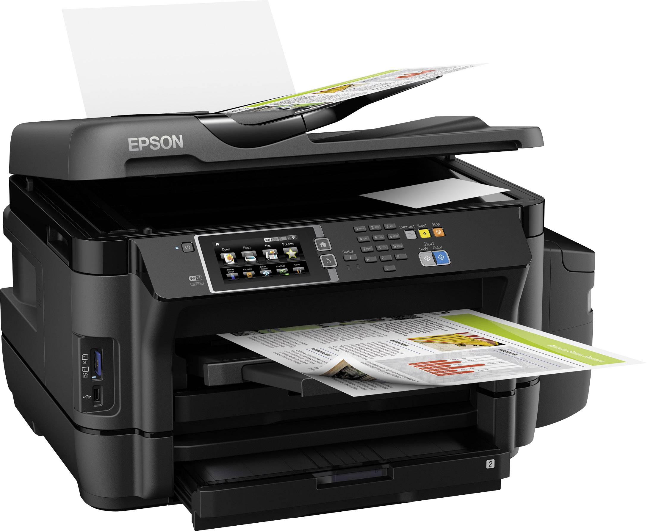 Epson EcoTank ET-16500 Farb Tintenstrahl Multifunktionsdrucker A3 Drucker, Scanner, Kopierer, Fax LAN, WLAN, Duplex
