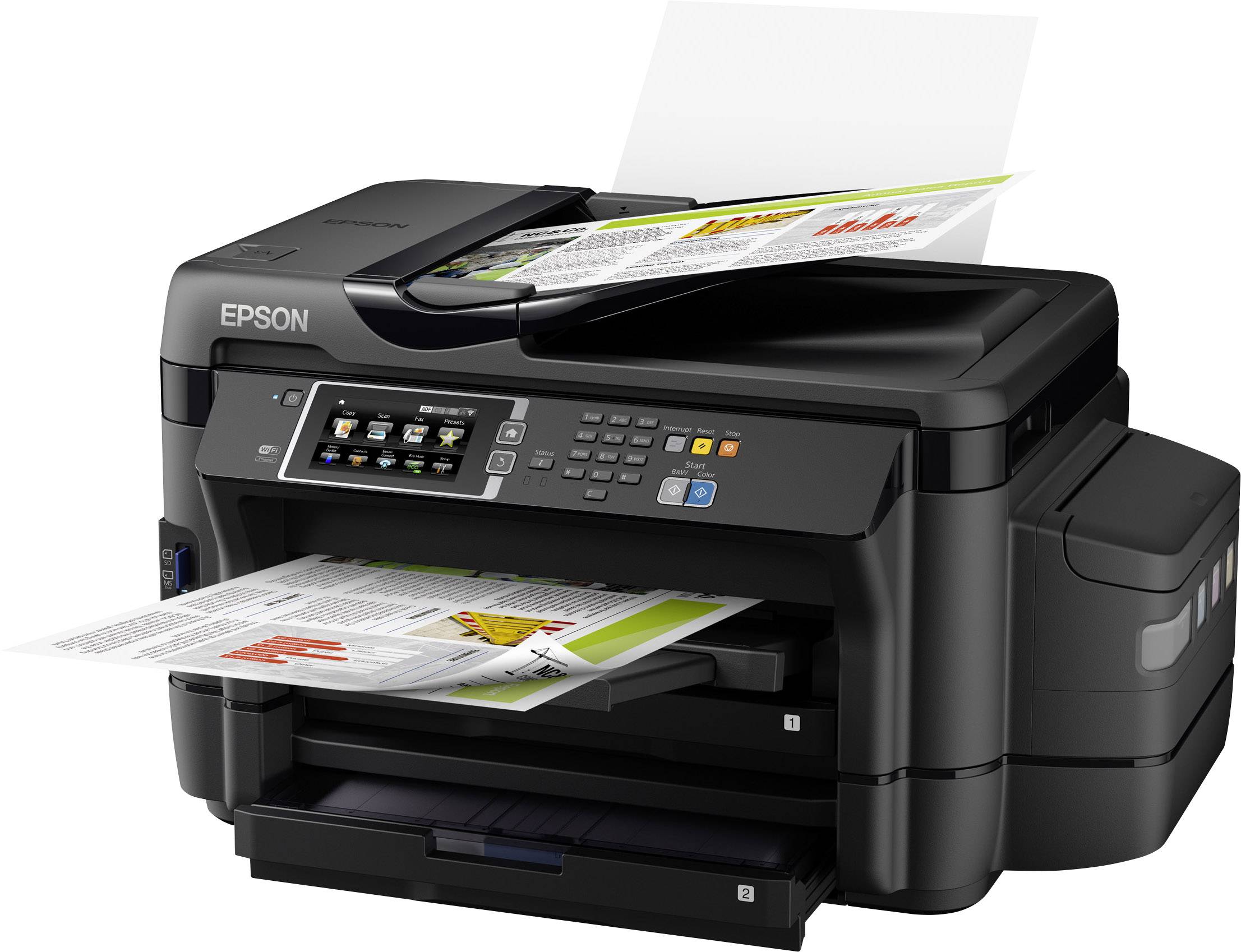 Epson EcoTank ET-16500 Farb Tintenstrahl Multifunktionsdrucker A3 Drucker, Scanner, Kopierer, Fax LAN, WLAN, Duplex