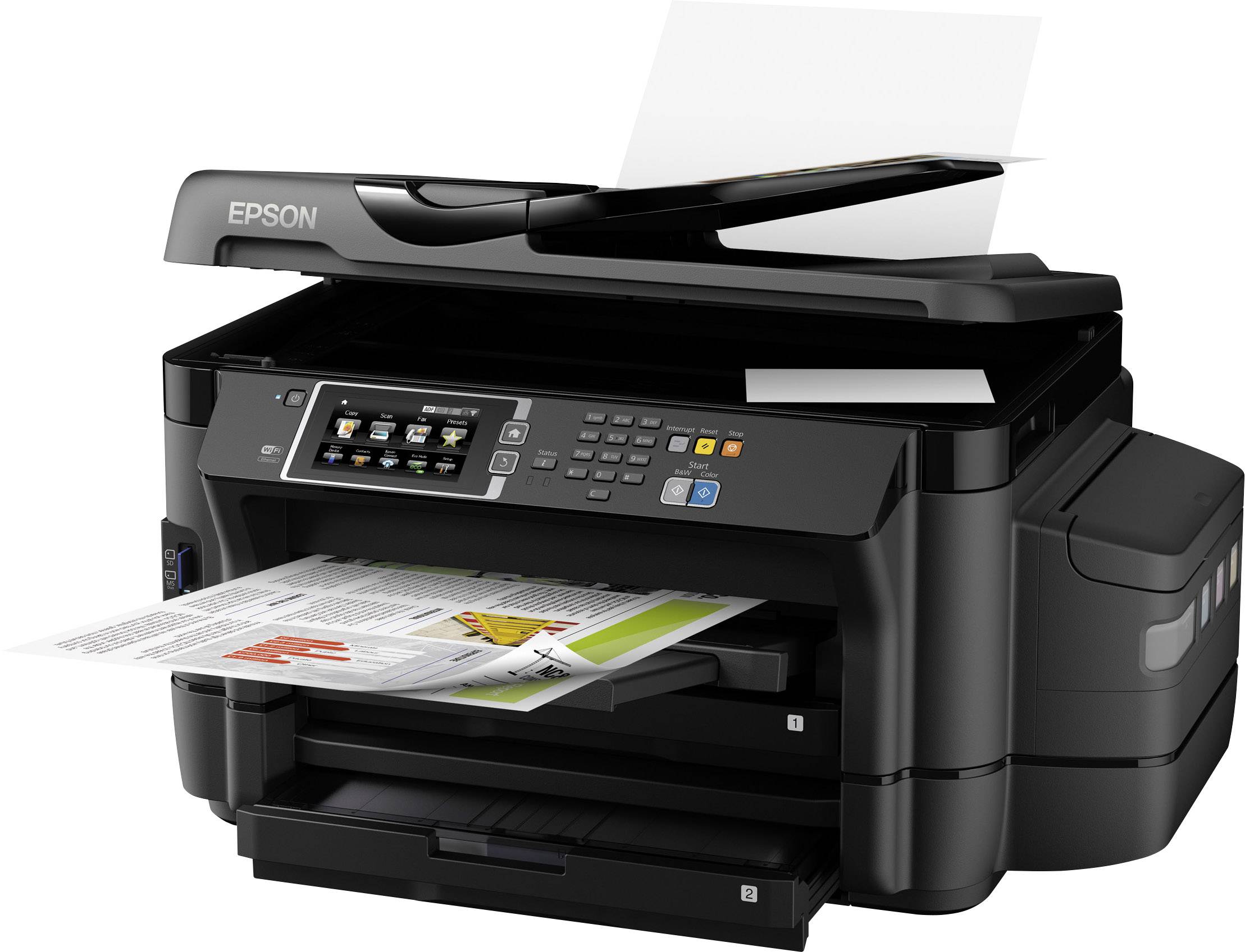 Epson EcoTank ET-16500 Farb Tintenstrahl Multifunktionsdrucker A3 Drucker, Scanner, Kopierer, Fax LAN, WLAN, Duplex