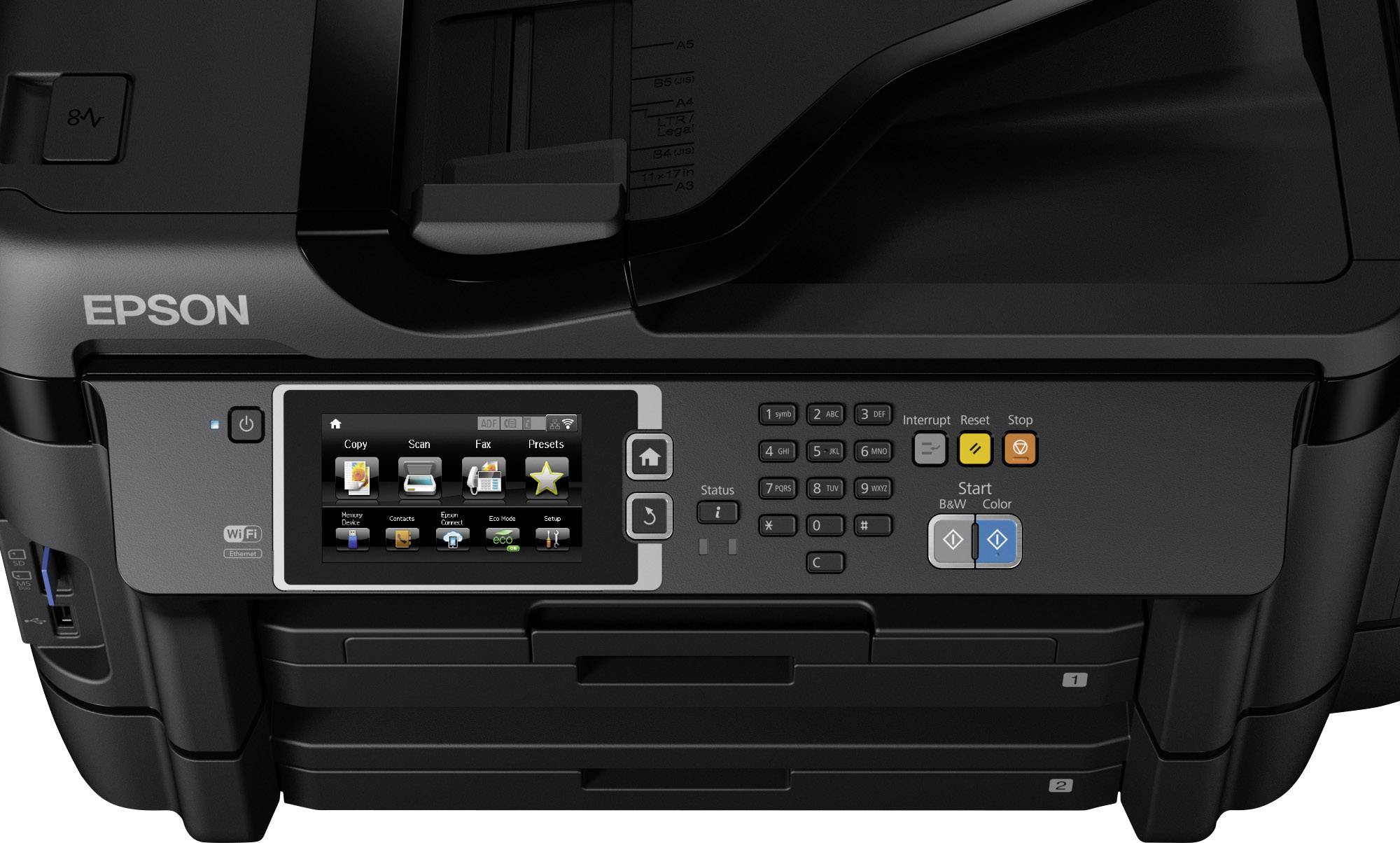 Epson EcoTank ET-16500 Farb Tintenstrahl Multifunktionsdrucker A3 Drucker, Scanner, Kopierer, Fax LAN, WLAN, Duplex
