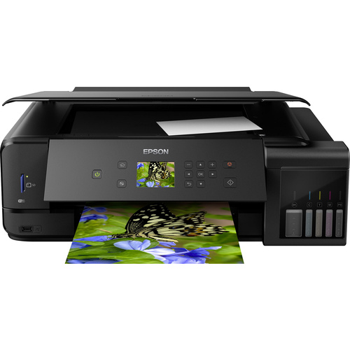 Epson EcoTank ET-7750 Farb Tintenstrahl Multifunktionsdrucker A3 Drucker, Scanner, Kopierer LAN, WLAN, Duplex, Tintentank-System