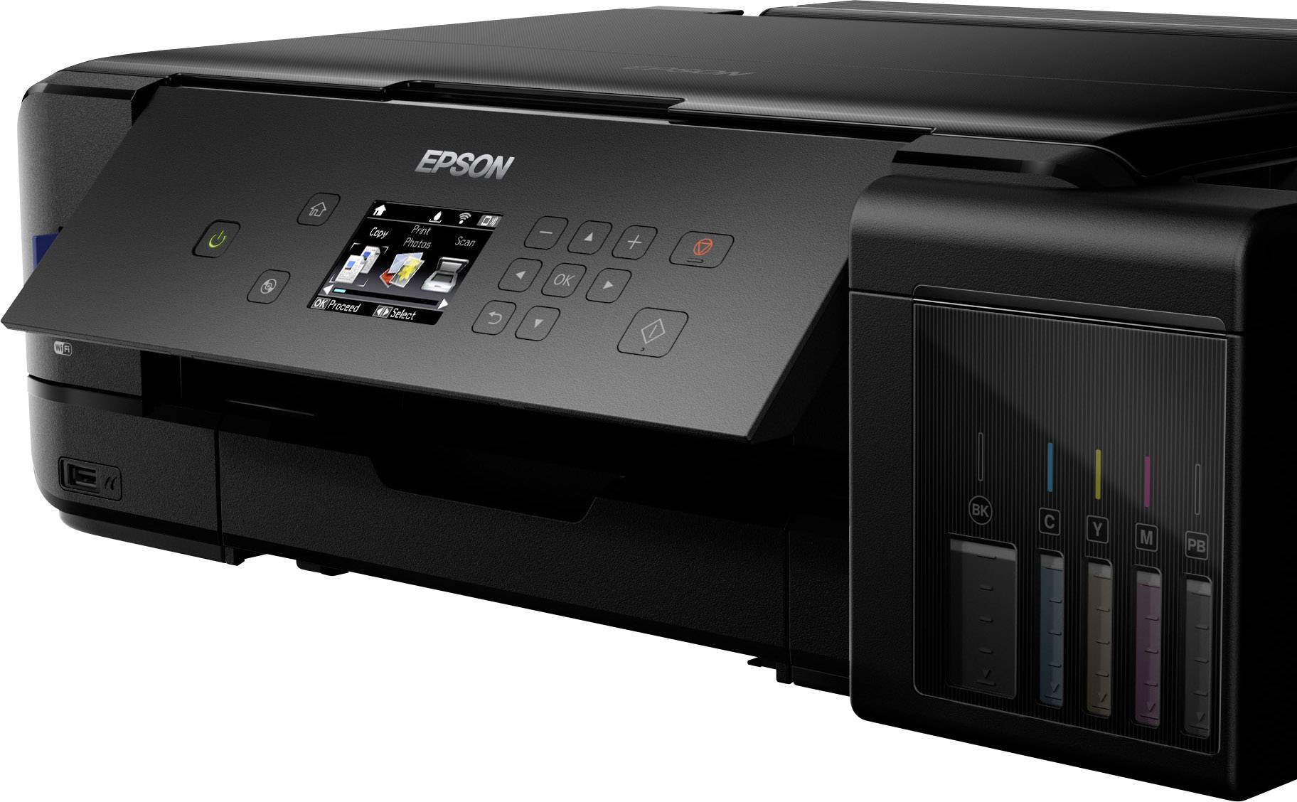Epson EcoTank ET-7750 Multifunktionsdrucker Tintenstrahl Farbe A3 Drucker, Scanner, Kopierer LAN, WLAN, Duplex, Tintentank-System