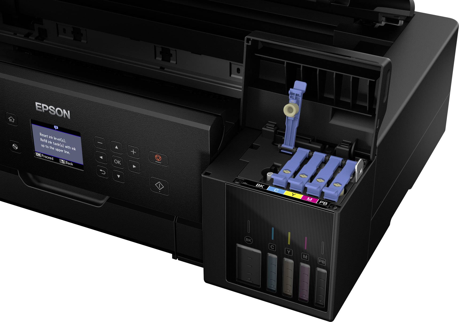 Epson EcoTank ET-7750 Multifunktionsdrucker Tintenstrahl Farbe A3 Drucker, Scanner, Kopierer LAN, WLAN, Duplex, Tintentank-System