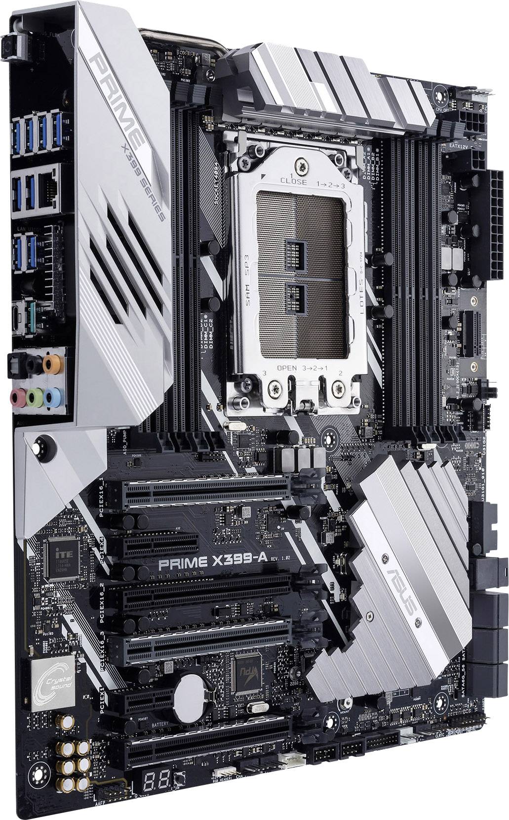 Asus Prime X399-A Mainboard Sockel AMD TR4 Formfaktor E-ATX Mainboard-Chipsatz AMD® X399