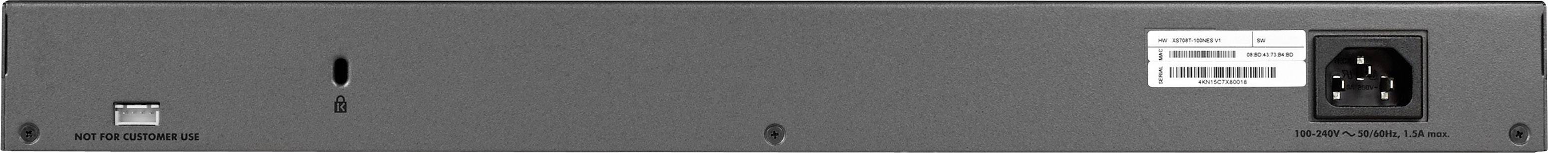 NETGEAR XS708T-100NES XS708T-100NES Netzwerk Switch 8 Port