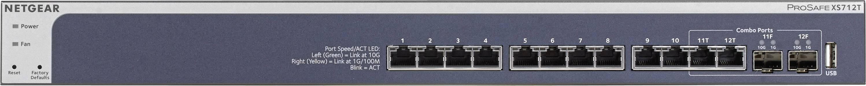 NETGEAR XS712T-200NES Netzwerk Switch 12 Port