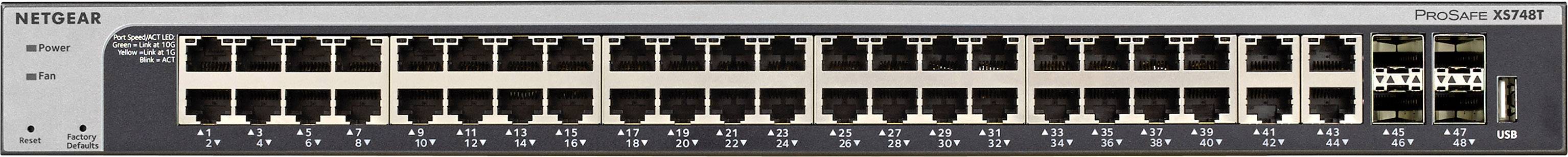 NETGEAR XS748T-100NES Netzwerk Switch XS748T-100NES 48 Port