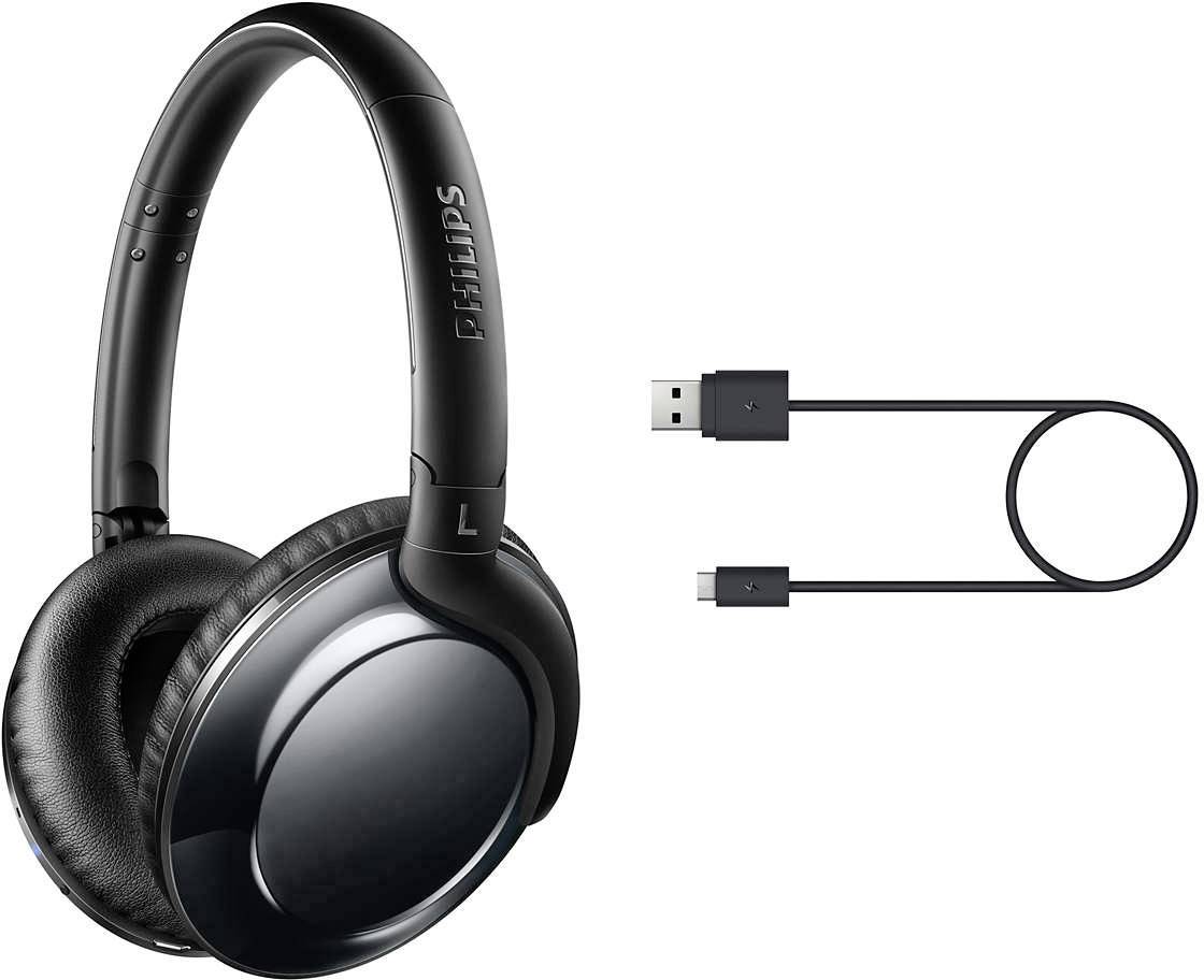 Philips SHB4805DC Bluetooth® HiFi Over Ear Kopfhörer Over Ear Faltbar Anthrazit