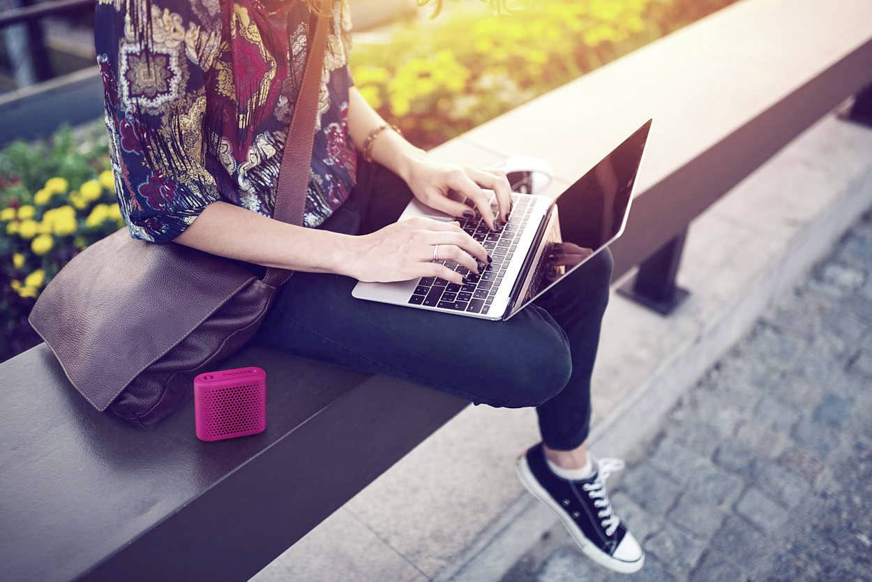 Philips BT55P Bluetooth® Lautsprecher Pink