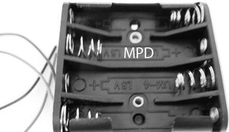 MPD BC4AAAW Batteriehalter 4x Micro (AAA) Kabel (L x B x H) 51 x 48 x 13mm