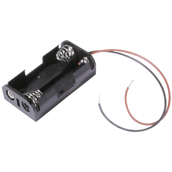 MPD BH2AAW Batteriehalter 2x Mignon (AA) Kabel (L x B x H) 58 x 32 x 16mm