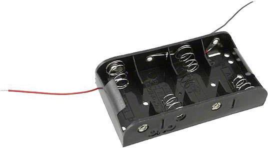 MPD BH4CW Batteriehalter 4x Baby (C) Kabel (L x B x H) 106 x 58 x 23mm