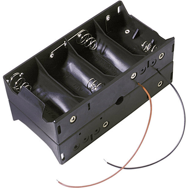 MPD BH48DW Batteriehalter 8x Mono (D) Kabel (L x B x H) 138 x 72 x 57 mm