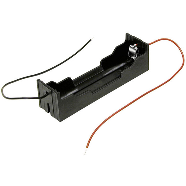 MPD BH-18650-W Batteriehalter 1x 18650 Kabel (L x B x H) 78 x 21 x 21mm