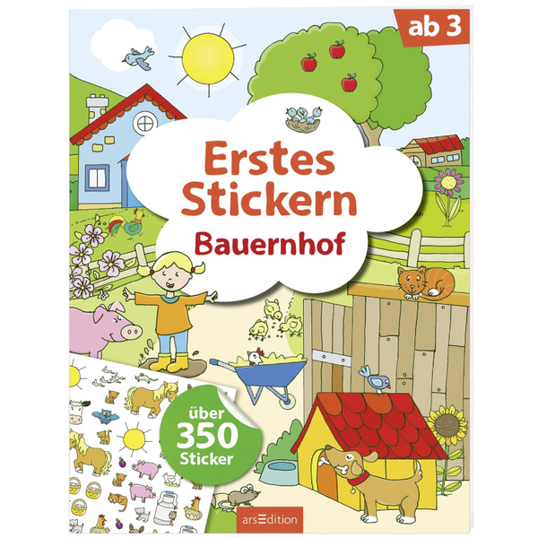 ARS Edition Erstes Stickern Bauernhof 131730 1St.