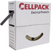 CellPack 127057 Schrumpfschlauch ohne Kleber Schwarz 6.40mm 3.20mm Schrumpfrate:2:1 10m