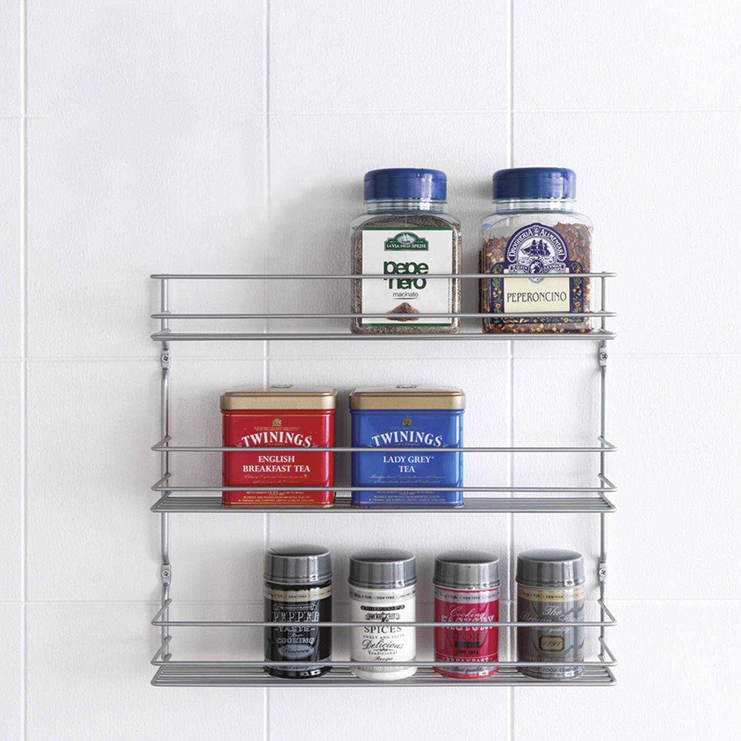 Metaltex 364633039 Metaltex Pepito Gewürzregal 3 Etg. 36x8x31 cm