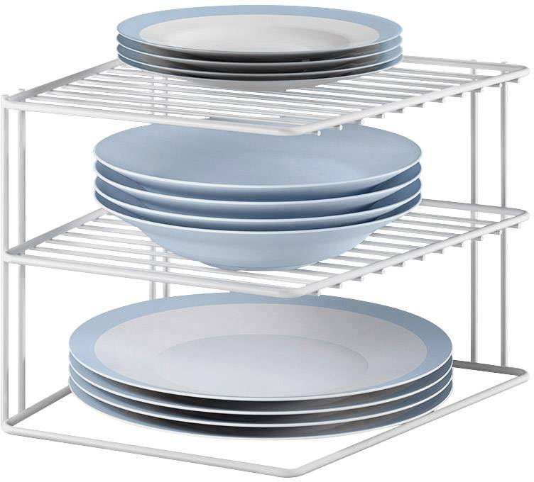 Metaltex 364202095 Metaltex Silos Eckschrankeinsatz 25x25x19,5 cm