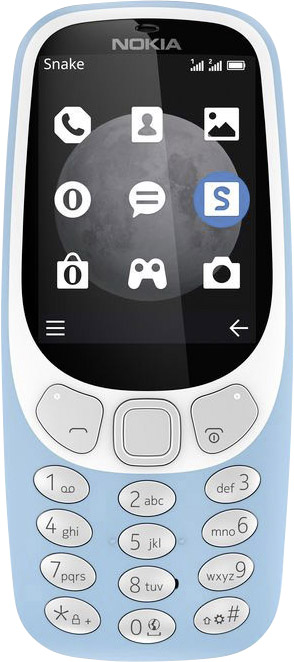 Nokia 3310 3G Dual-SIM-Handy Azur