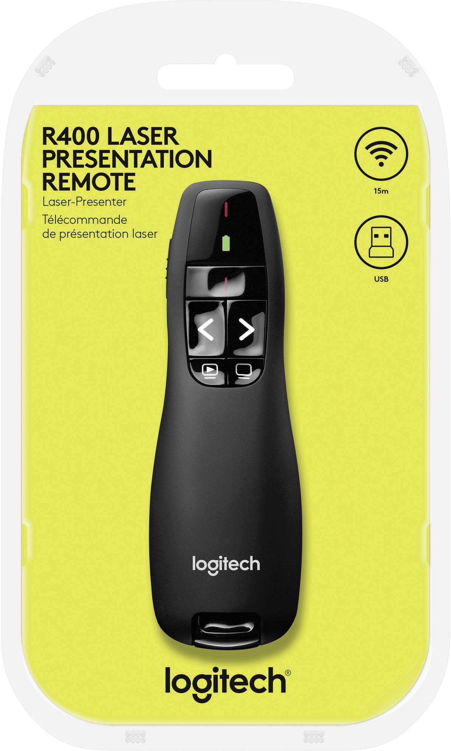 Logitech R400 Funk Presenter inkl. Laserpointer