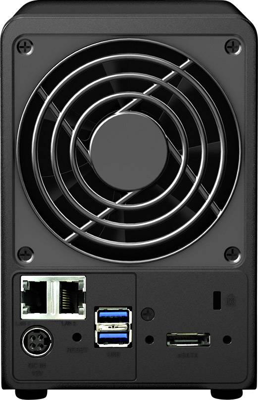 Synology DiskStation DS718+ NAS-Server 12TB 2 Bay bestückt mit 2x 6TB Recertified Festplatten DS718+-12TB-FR