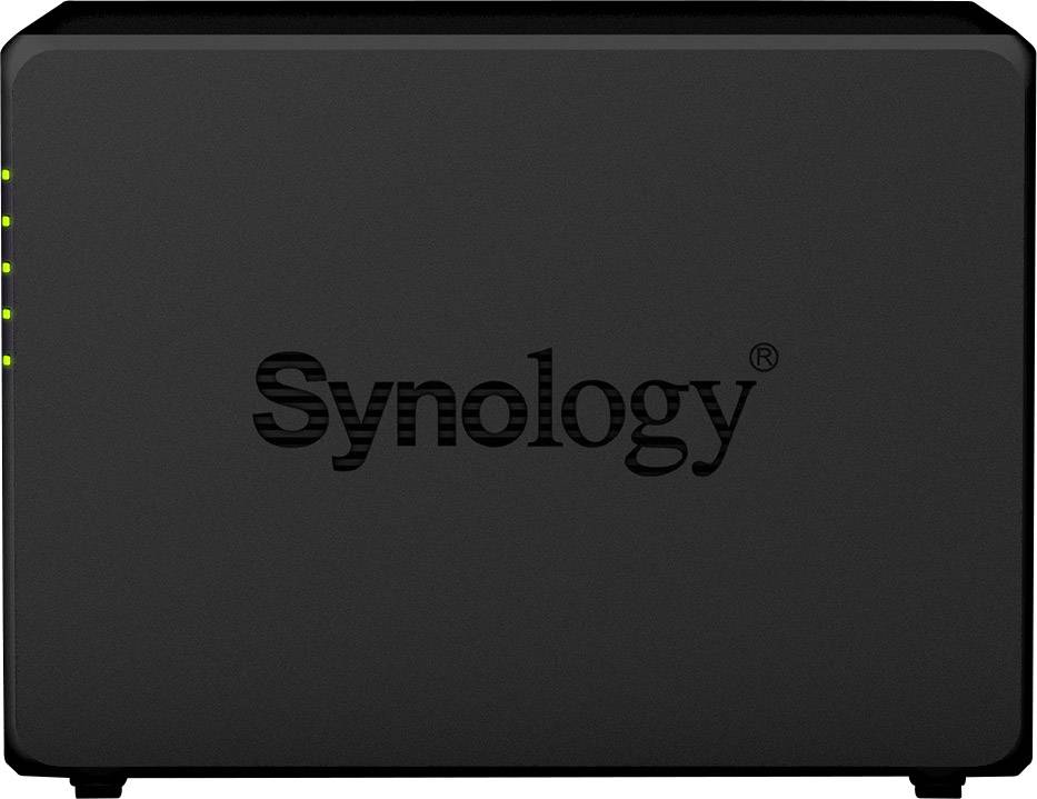 Synology DiskStation DS418 NAS-Server Gehäuse 4 Bay 4K-Videounterstützung, USB 3.2 Gen 1 Frontanschluss (USB 3.0) DS418