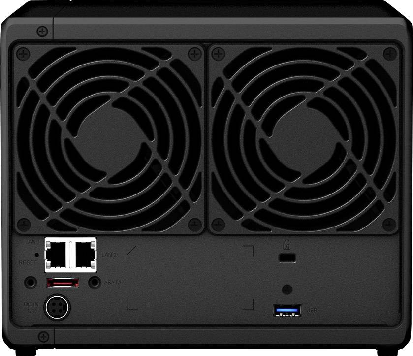 Synology DiskStation DS918+ NAS-Server 8TB 4 Bay bestückt mit 4x 2TB Recertified Festplatten DS918+-8TB-FR