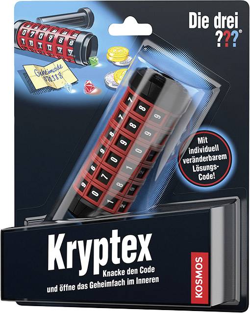Kosmos 631383 Die drei ??? Kryptex Die drei ???, Detektiv & Zauberkästen Fertiggerät ab 8 Jahre
