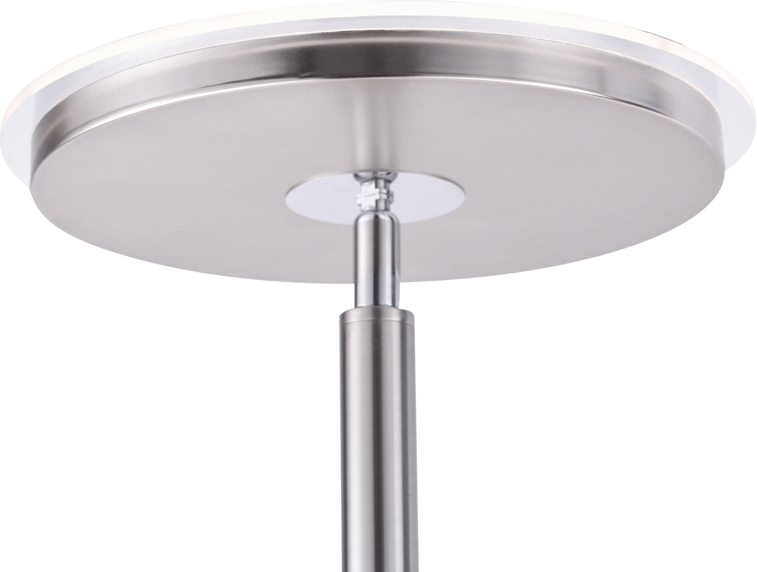 Just Light Hans LED-Deckenfluter mit Leselampe LED 26 W Stahl