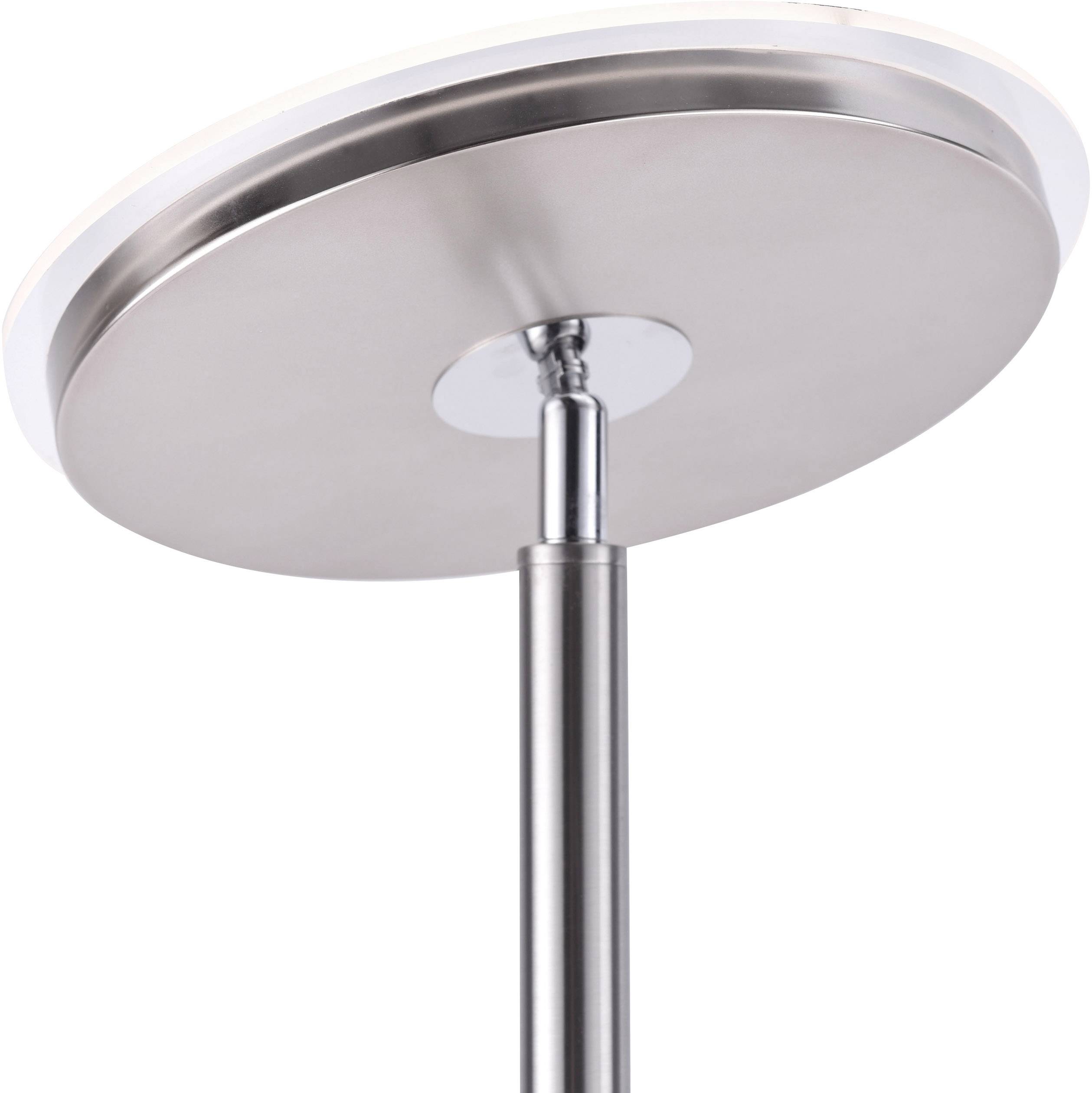 Just Light Hans LED-Deckenfluter mit Leselampe LED 26 W Stahl