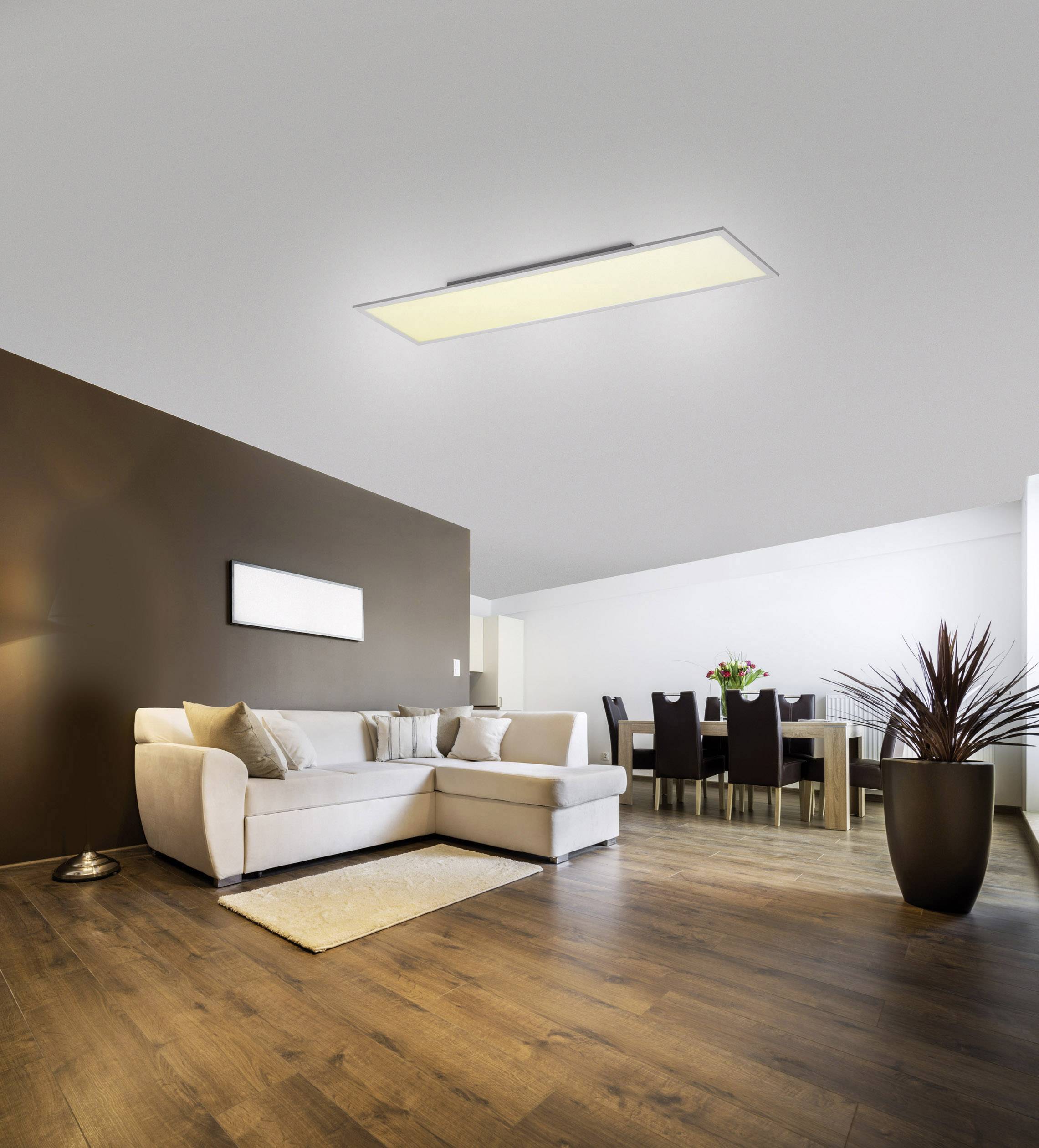 LeuchtenDirekt Flat 14533-16 LED-Panel 41 W Warmweiß, Neutralweiß, Tageslichtweiß Weiß