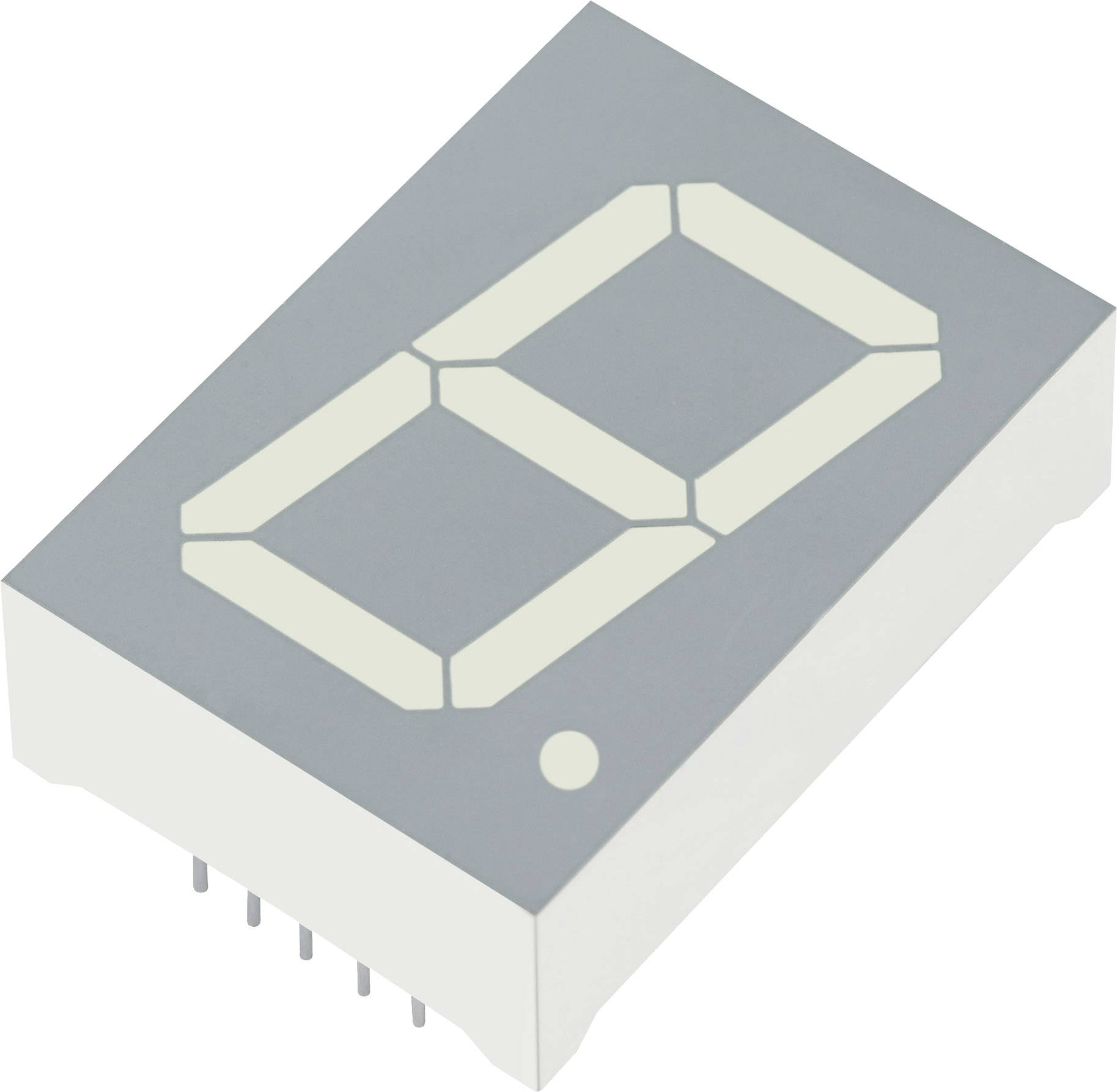 Kingbright 7-Segment-Anzeige Grün 25 mm 4.4 V, 2.2 V Ziffernanzahl: 1