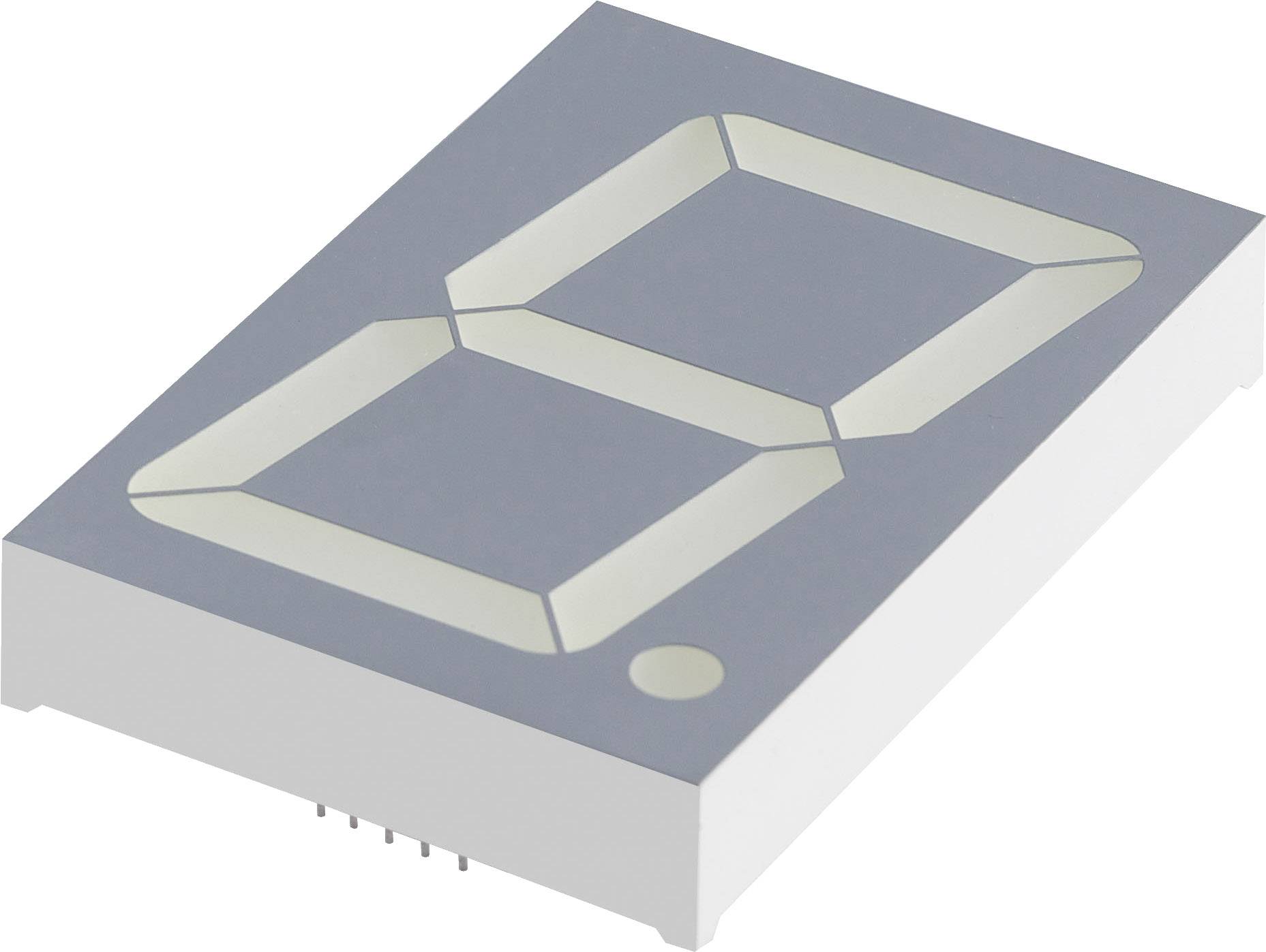 Kingbright 7-Segment-Anzeige Grün 57 mm 8.6 V, 4.4 V Ziffernanzahl: 1 SC23-12GWA