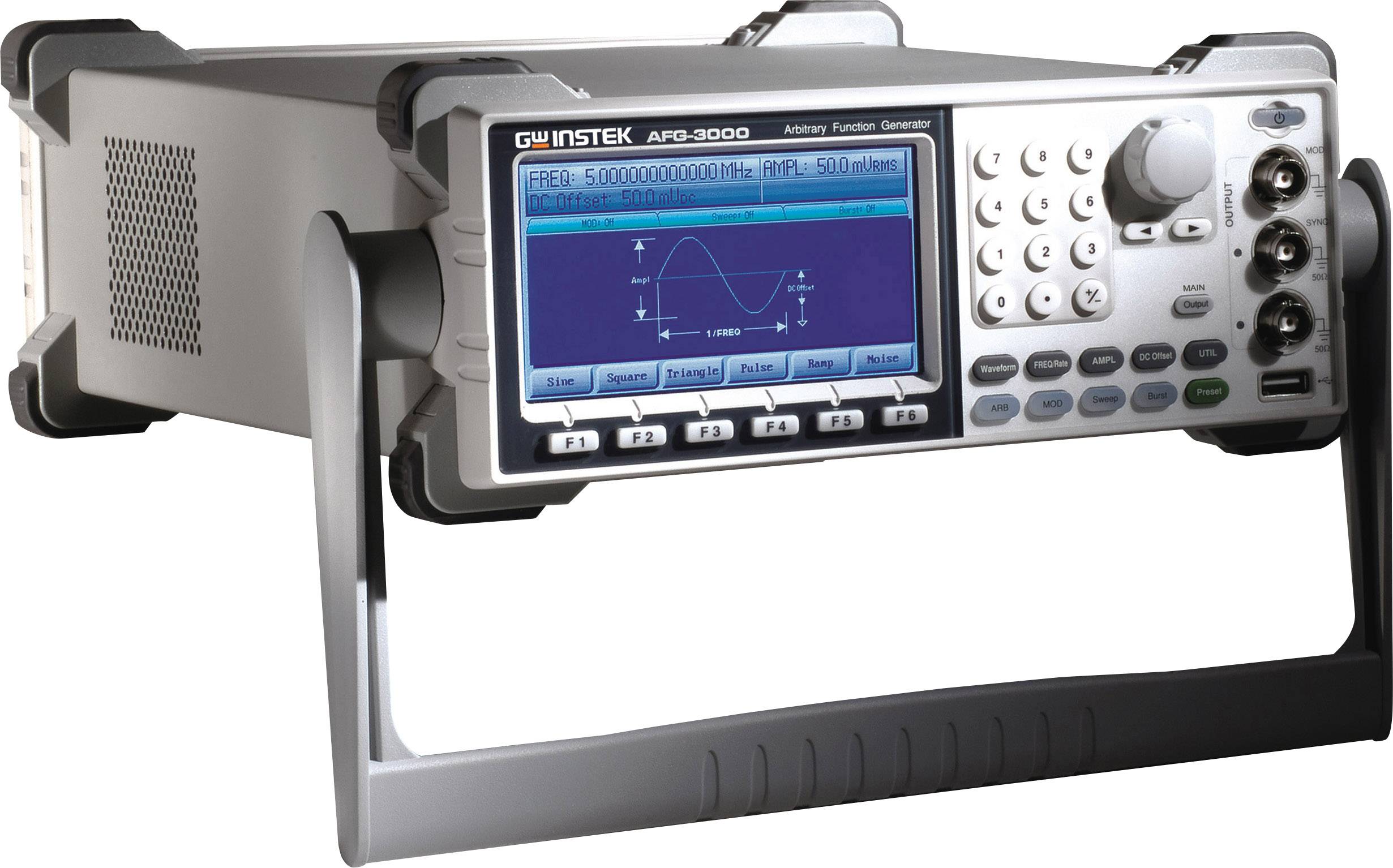 GW Instek AFG-3031 Funktionsgenerator netzbetrieben 1 µHz - 30MHz 1-Kanal Sinus, Rechteck, Dreieck, Puls, Rauschen, Arbiträr