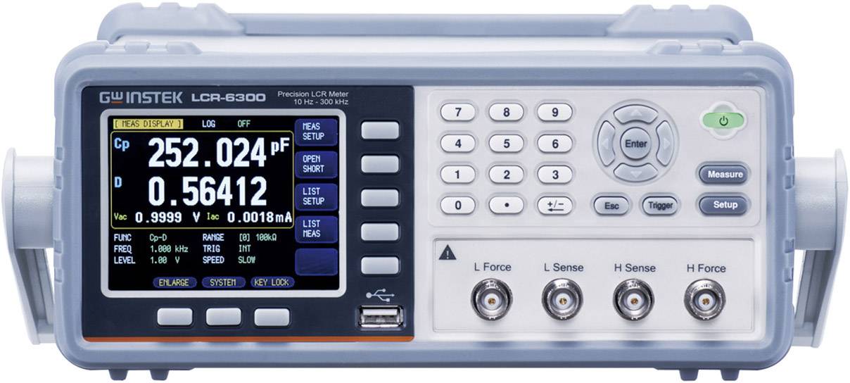 GW Instek LCR-6020 LCR Messbrücke digital Anzeige (Counts): 999999