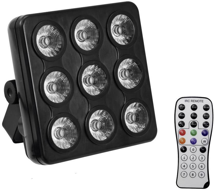Eurolite 42110199 DMX LED-Effektstrahler Anzahl LEDs (Details):9