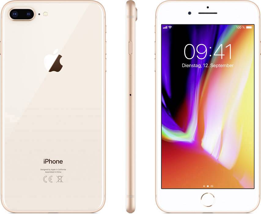 Apple iPhone 8 Plus iPhone 256GB 5.5 Zoll (14 cm) 12 Mio. Pixel Gold