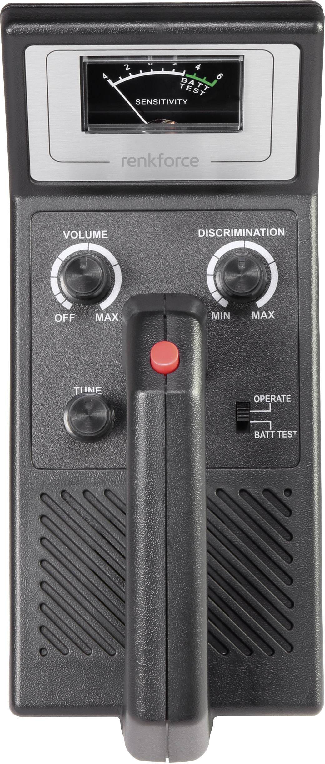 Renkforce MD 150 Metalldetektor Suchtiefe (max.) 5 cm akustisch 1601754