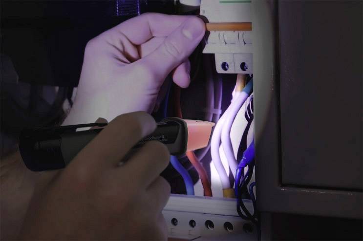 VOLTCRAFT MS-540 Berührungsloser Spannungsprüfer CAT IV 1000V LED, Akustik, Vibration